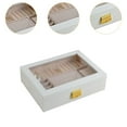 thumbnail image 6 of Milageto Jewelry Display Case Organizer Multipurpose for Bracelets Rings Single Layer White, 6 of 8