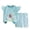 ZZ01-Light Blue, variant on Ulanda Toddler Girl Clothes, 2Pcs Baby Girl Summer Outfits Ruffle Sleeveless Shirts Floral Tops + Shorts Clothing Set 1-5T T-Shirt Set 3-4 Years Pink (a-Pink, 3-4 Years)