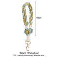 thumbnail image 2 of 2pcs Retro pastoral style small Daisy wrist strap Keychain Handmade DIY, 2 of 5