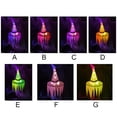 thumbnail image 2 of Naiovety Sombrero Fiesta de Halloween Decoración Sombrero Colgante Brillante Iluminación LED Gorra Festival Prop para Home Bar, Rojo Type3 NO3, 2 of 6