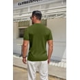 thumbnail image 2 of COOFANDY Men's Short Sleeve Turtleneck Sweater Casual Pullover Basic T-Shirts Thermal Tops for Men, 2 of 6