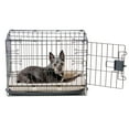 thumbnail image 2 of FurHaven Pet Products Faux Lambswool Bolster Crate Pet Bed - Cream, Extra Small, 2 of 19