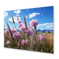 thumbnail image 2 of Designart "Cornflowers landscape IV" Floral Metal Art Living Room, 2 of 5