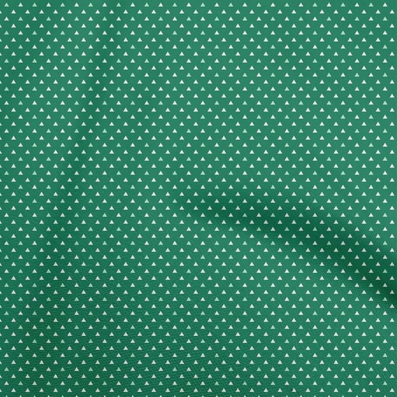 oneOone Rayon Green Fabric Geometric Sewing Craft Projects Fabric Prints By Yard 56 Inch Wide