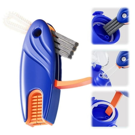 

Clearance! Lssam Cleaning Brush 4 In 1 Cup Lid Cleaning Brush 2024 Upgrade Multifunctional Cleaning Brush Water Bottle Cleaner Brush Mini Silicone Bottle Cup Holder Cleaner With Hook Remover