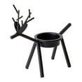 thumbnail image 1 of Reindeer Tea Light Candle Holders Black Metal Tea Light Stands for Christmas Home Kitchen Table Decorations, 1 of 6