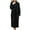 Black, variant on Womens Fluffy Robe Long Plush Robes For Long Cloth Robes For Plus Size Bathrobe Robes Bath Towels Comfortable Pajamas Kimono Bathrobe Navy XXL