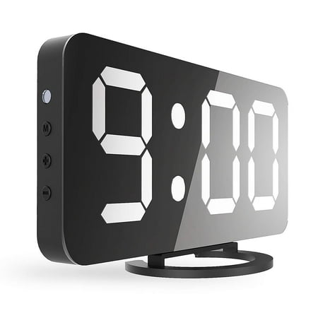 CSHID-US Digital Alarm Clock, Large 6.5" LED Easy-Read ...
