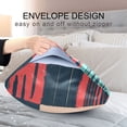 thumbnail image 4 of Yayeee Pillowcase King Size Set of 2 Satin Wrinkle Resistant Pillow Case, Red Teal Plaid, 4 of 7