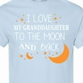 thumbnail image 4 of Inktastic I Love My Granddaughter to the Moon and Back T-Shirt, 4 of 5