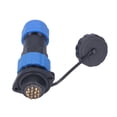 thumbnail image 3 of Enchufe impermeable IP68 Bling Bling con brida para aviación conector macho y hembra de alimentación CA 250 V 5 A SP2012 pines, 3 of 12