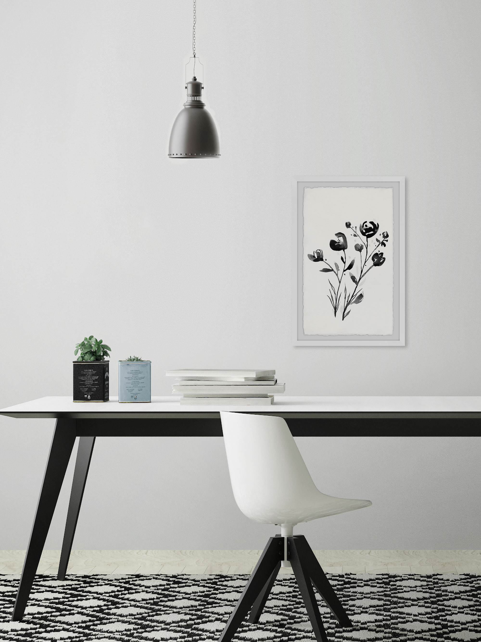 Winter Flowers II Framed Painting Print