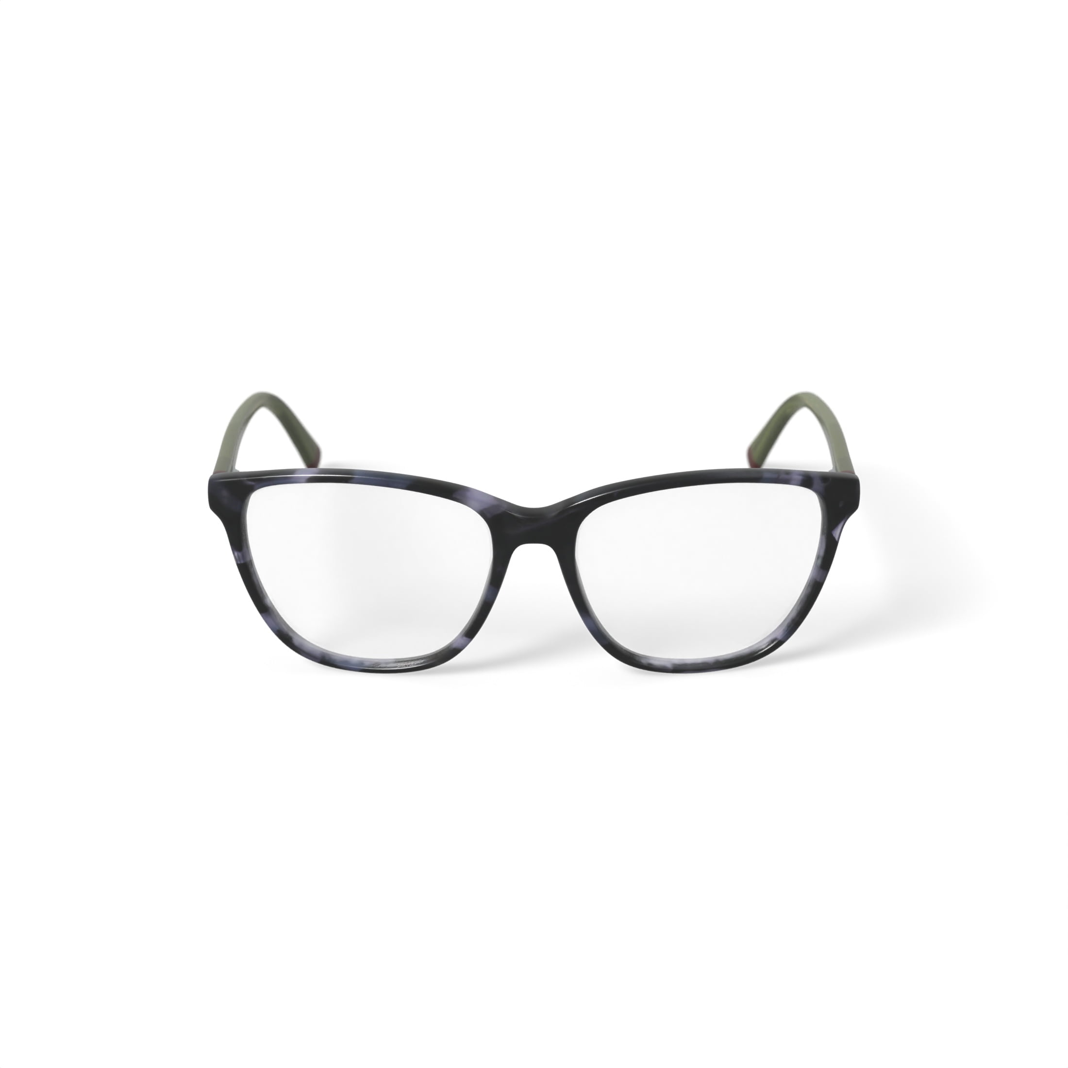 Christian Siriano Women's Amber Square Prescription Eyeglasses with Case, Grey Tortoise