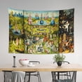 thumbnail image 3 of INVIN ART Tapestry Wall Hanging Art Home Decor, The Garden of Earthly Delights by Hieronymus Bosch Art Print Painting for Living Room Bedroom Bathroom Dorm, 3 of 5