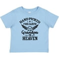 thumbnail image 3 of Inktastic Handpicked for Earth by My Grandpa in Heaven Angel Wings Boys or Girls Baby T-Shirt, 3 of 5