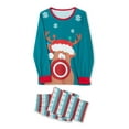 thumbnail image 4 of DuAnyozu Holiday Family Matching Pajamas Christmas Pjs Set Long Sleeve Tops Xmas Pajamas Pant Cute Family Jammies, 4 of 10