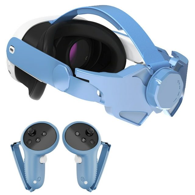 Headband for Meta Quest 3, Replacement headband with adjustable hinges for enhanced comfort, VR headset headband replacement, VR accessories with silicone grip covers
