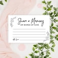thumbnail image 4 of Koyal Wholesale Share a Memory Cards, Line Design Leaves Cards for Wedding, Life Memories, 4" x 6", 52-Pk, 4 of 5
