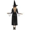thumbnail image 2 of Halloween Witch Costume for Women, Halloween Gothic Witch Dresses for Fancy Dress Party Purple XL, 2 of 7