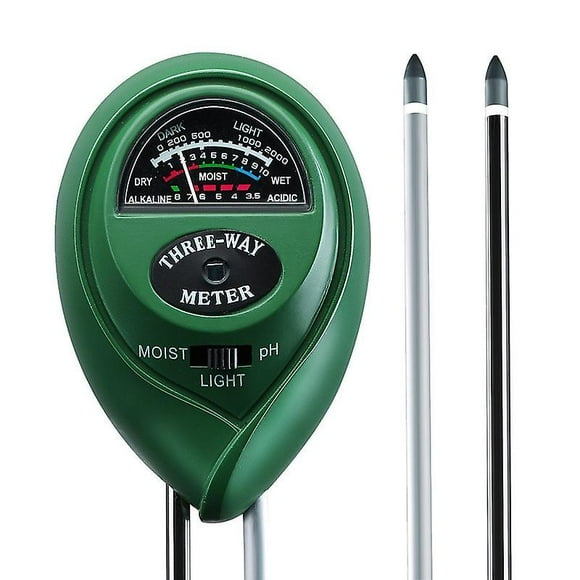 Soil Tester Kit, 3 in 1 Soil Tester Moisture Meter, Light and pH Acidity Tester, for Flowers/Grass/Plant