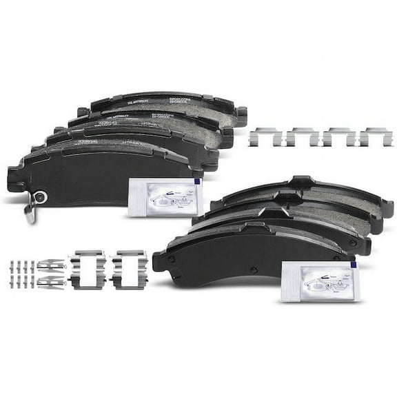 Brake Pad Set 8 - Compatible with 2002 - 2005 GMC Envoy 2003 2004