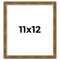11x12 Frame Gold Kingsley Distressed Solid Wood Picture Frame Width 0.75 Inches | Interior Frame