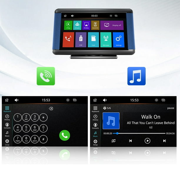7 Inch Car Stereo BT MP5 Player Radio Receiver with Carplay