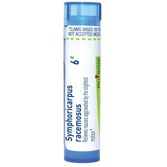 Boiron Symphoricarpus Racemosus 6C, Homeopathic Medicine for Nausea Aggravated By The Slightest Motion, 80 Pellets