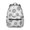 Sunflower White Pattern, variant on Sunflower and Leaf Orange Pattern Backpack for School, Cute School Bag with Adjustable Shoulder Straps and Padded Back, 15.3"x11"x7.1"