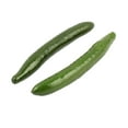 thumbnail image 1 of Unique Bargains Halloween Christmas Faux Cucumber Design Vegetables Decoration Green 2pcs, 1 of 1