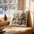 thumbnail image 5 of chaungfeng Christmas Decorations, Print Christmas Pillow Covers 18" x 18", with 8 Cute Patterns, Throw Pillow Covers for Home Christmas Decor, Soft Linen Material, 5 of 6