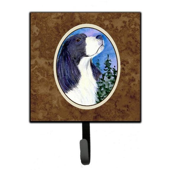 Carolines Treasures English Springer Spaniel Leash or Key Holder Single Hook multicolor