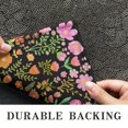 thumbnail image 6 of Bohemian Retro Floral Non-Slip Entryway Door Mat,Boho Indoor Decor Durable Low Plush Door Mat,Washable Welcome Rug for Patio Hallway Home Decor 16x24 Inches, 6 of 7