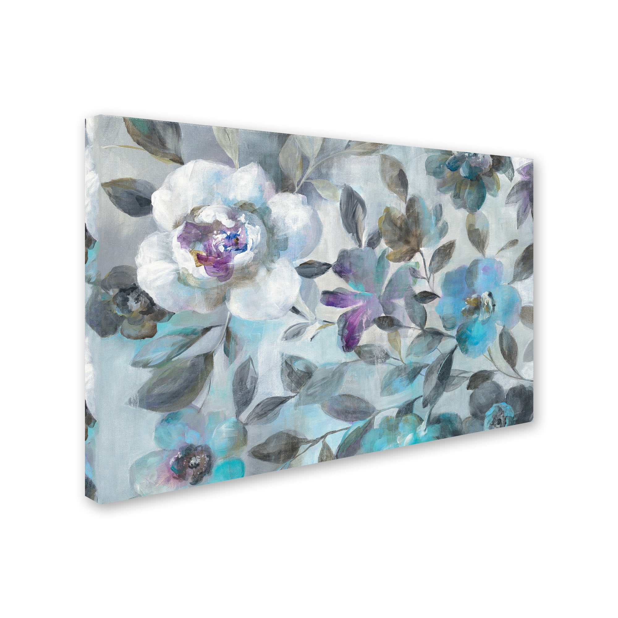 Trademark Fine Art "Twilight Flowers Crop" Canvas Art by Danhui Nai