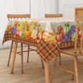thumbnail image 4 of Duangreer Fall Harvest Festival Rectangle Tablecloth, Retro Pumpkin Apple Corn Print, Table Cover with Waterproof Wrinkle Resistant, 60 x 84 Inch, 4 of 5