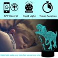 thumbnail image 3 of Gifts For Girls, Personalized 3d Night Light For Kids, Birthday Gift For Children, Present For Daughter, Custom Name 3d Unicorn Lamp Gifts For, 3 of 4