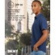 thumbnail image 5 of Camisa DKNY Lenox de manga corta con botones en azul marino, 5 of 6