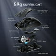 thumbnail image 6 of ATTACK SHARK R1 59g SUPERLIGHT Gaming Mouse, PixArt PAW3311 Gaming Sensor, BT/2.4G Wireless/Wired, 6 of 9