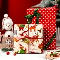 thumbnail image 3 of Christmas Wrapping Paper, Reversible Bear, Foxes have Christmas Design Gift Wrapping Paper Suitable for Holiday, Mini Roll (17 Inch X 32.8 Feet), 3 of 12