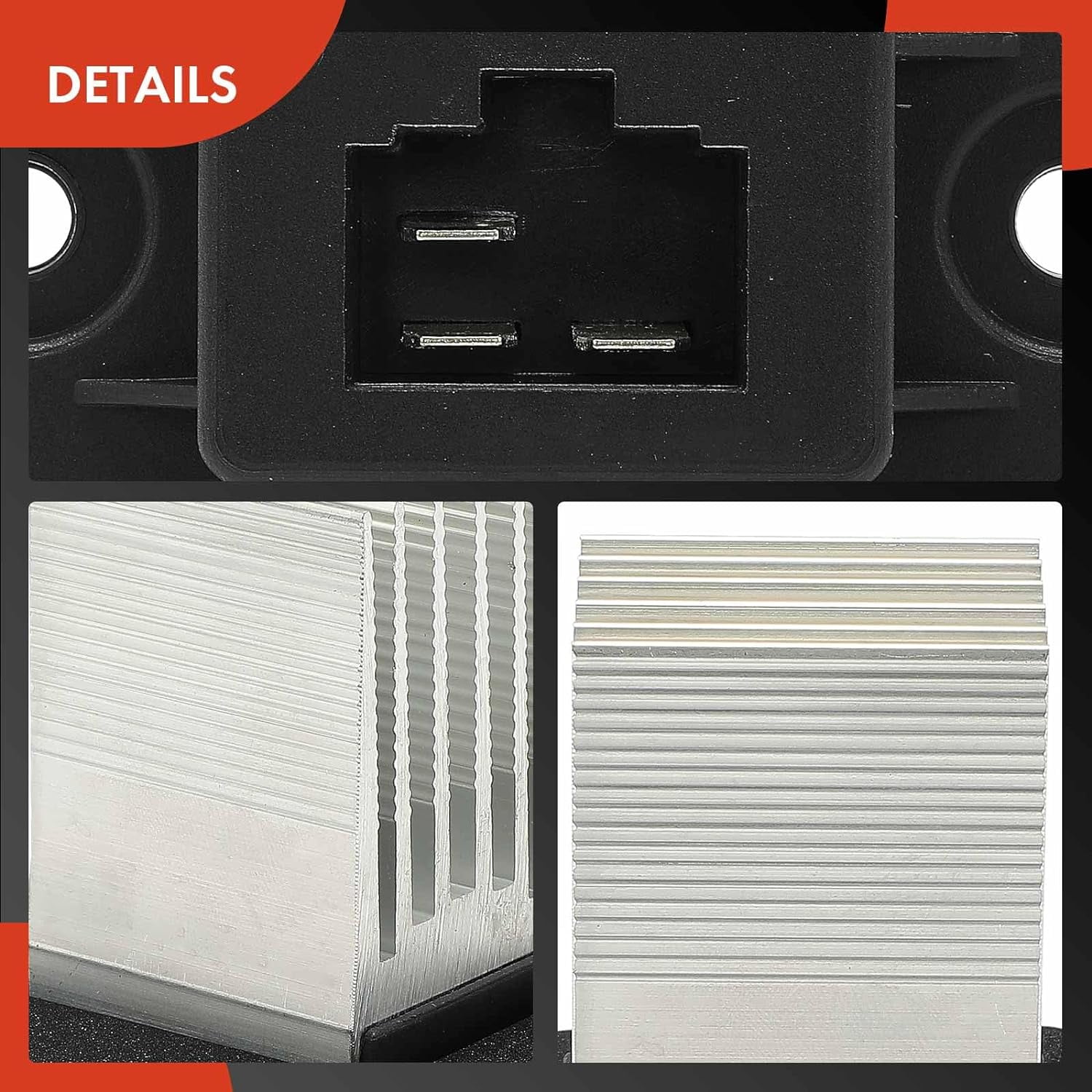 A-Premium HVAC A/C Blower Motor Resistor Replacement for Hyundai Tucson 2005-2007 Kia Spectra Spectra5 Sportage Automatic Temperature Control