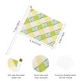 thumbnail image 2 of Handheld Flag Double-Sided Hand Waving Flag 8.2×5.5in Used For Team Activities Or Decoration In Decorative Places Lime Houndstooth Hand-Drawn Sketch_1 Ten Piece, 2 of 8