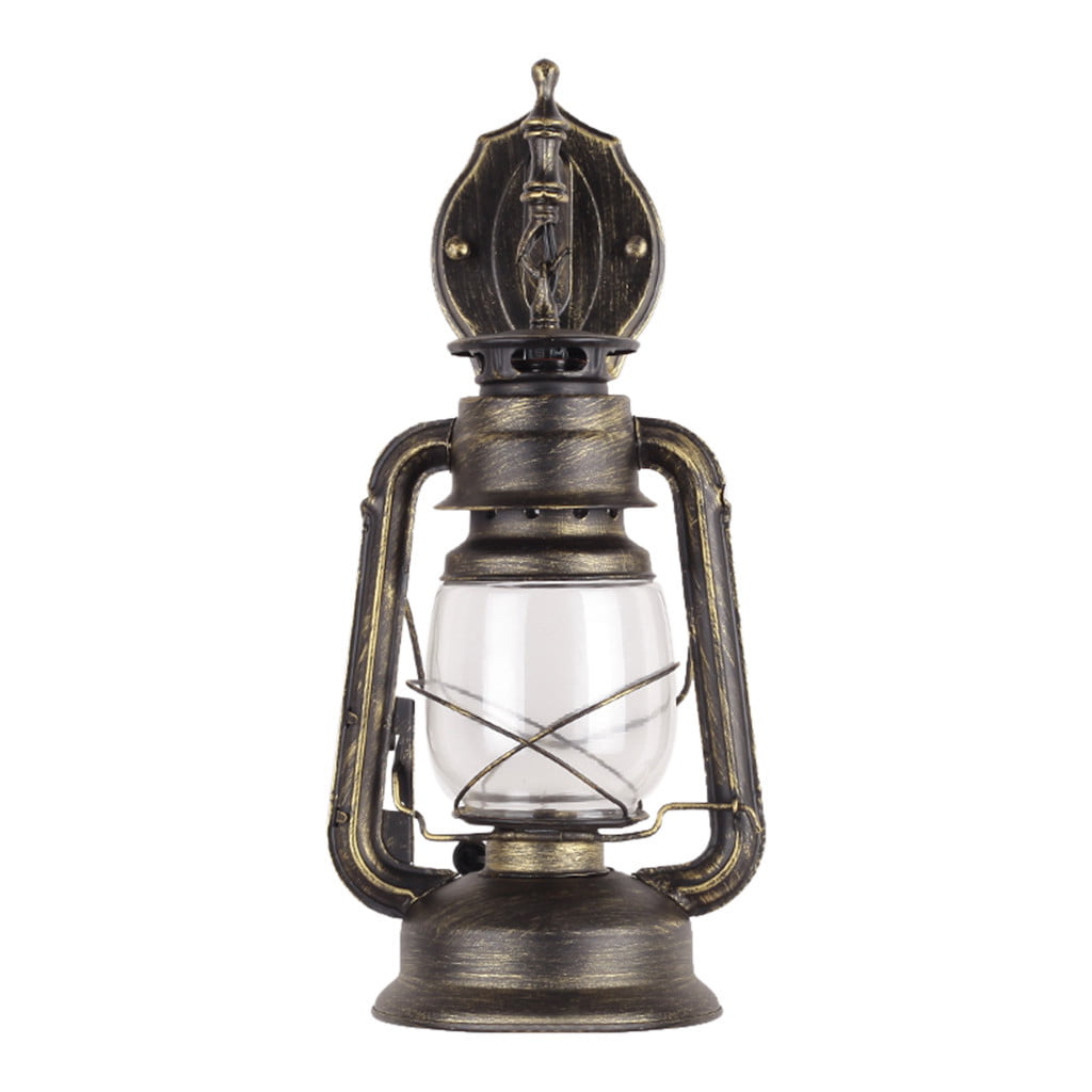 Details about   E27 Retro Antique Vintage Rustic Lantern Lamp Wall Sconce Light Fixture Outdoor 