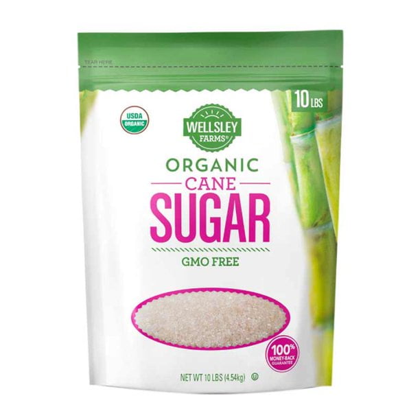 Wellsley Farms Organic Cane Sugar, 10 lbs