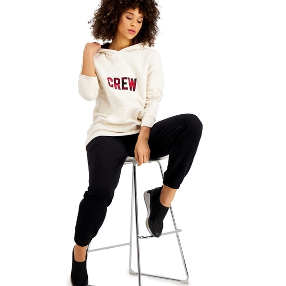 Ideology Womens Activewear Graphic Hoodie;Large