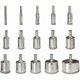 thumbnail image 1 of Bit 15pcs 6-50mm Core Hole Saws Tools Set Bits Steel For Glass Ceramic Porcelain, 1 of 4