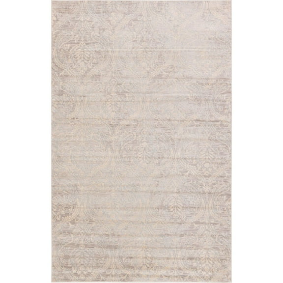Unique Loom Oak Paris Rug , 5' 1" x 8' 0" ,Gray