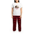 thumbnail image 4 of CafePress - We're All Quite Mad Women's Light Pajamas - Women's Short Sleeve Print T-Shirt and Pants Light Cotton Pajama Set, 4 of 7