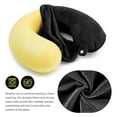 thumbnail image 7 of tasrioml 2 Pcs Pillow Cover for U-shaped Pillow Zippered Neck Pillow Cover Replacement Cover with Snap Button for Travel Neck Support, 7 of 7