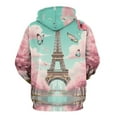 thumbnail image 3 of Paris Eiffel Tower Spring Men's Women New Sweatshirt Hoodie Men's Plus Size Sweatshirt Hooded Sweatshirt 3d Printed Street Men's Cloth, 3 of 6