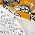 thumbnail image 4 of Erosebridal Boys Gamer Twin Bedding, Video Game Controller Duvet Cover Set, Orange, Gamepad Reversible, 1 Duvet Cover and 1 Pillowcase (No Comforter), 4 of 5